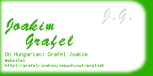 joakim grafel business card